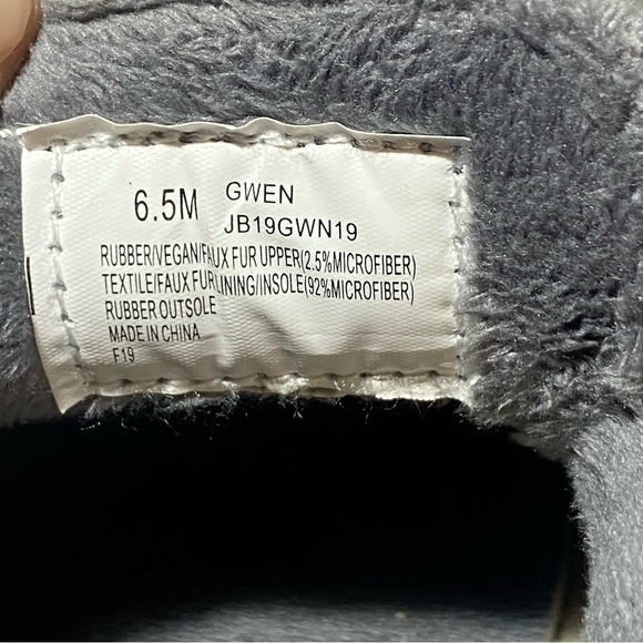 JBU Weather Ready Ankle Boots Gray and Purple Tie Up Women’s 6.5 M - Picture 8 of 9